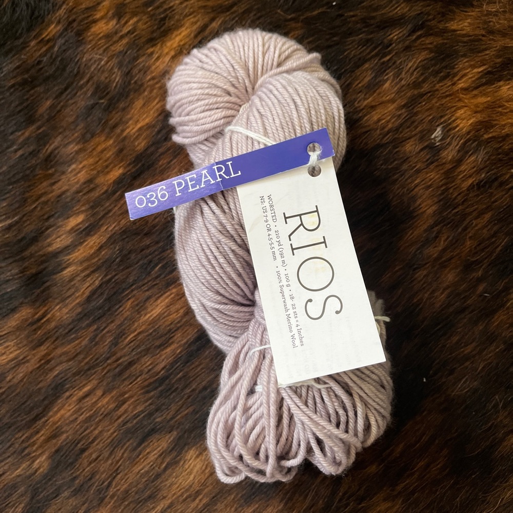 Malabrigo Rios yarn in pearl